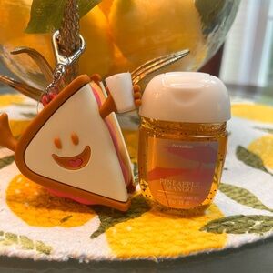 Bath & Body Works Happy PB & J PocketBac Holder with glass of milk & PocketBac
